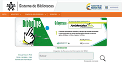 Desktop Screenshot of biblioteca.sena.edu.co