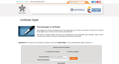 Desktop Screenshot of certificados.sena.edu.co
